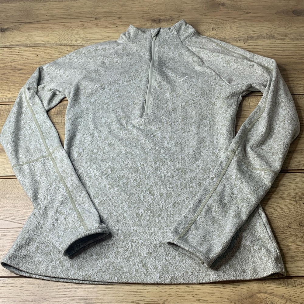 Women’s Gymshark Fleur Textured Half Zip Pullover Size Small